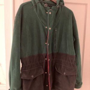 Rare Vintage Ralph Lauren Sport Hooded Fleece Jacket